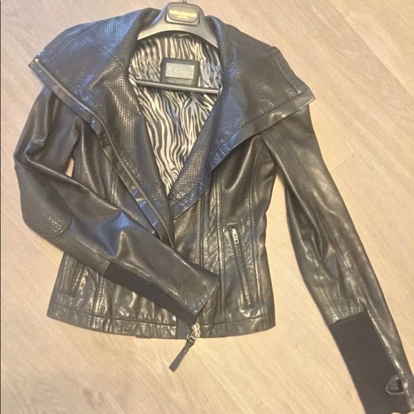 Mackage Leather Jacket - Picture 1 of 5
